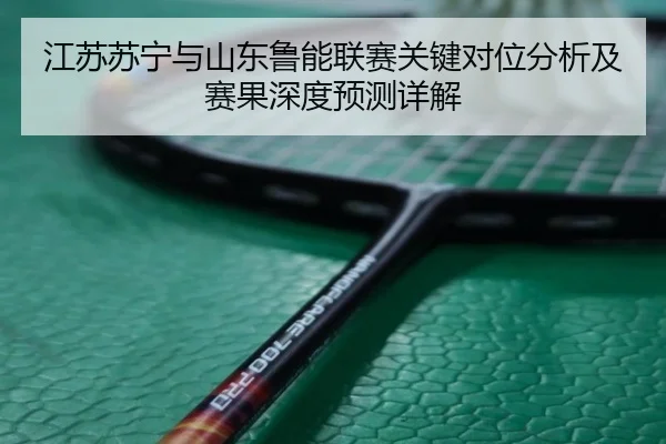 江苏苏宁与山东鲁能联赛关键对位分析及赛果深度预测详解 - MK SPORTS